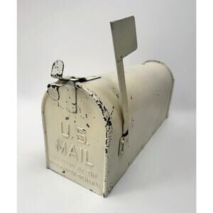 Vintage U.S. Mailbox Northwest Metal Products Seattle WA Original Paint Patina